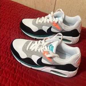 Nike Air Max Sneakers - White, Black, and Teal